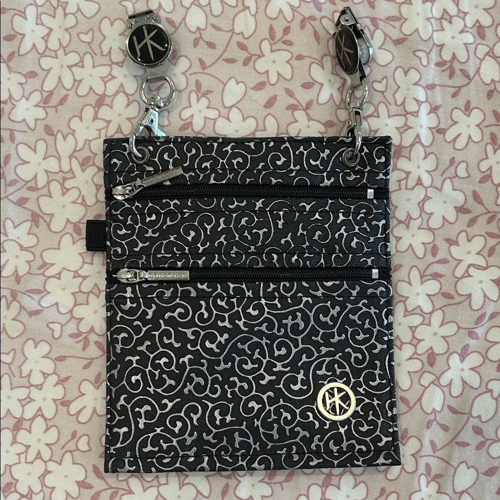 New Hip Klips Stylish Black and White Mini Bag